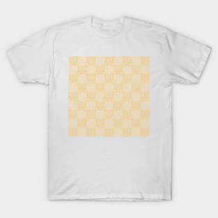 Portuguese brown tile pattern T-Shirt